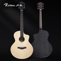 Rosen Rosen Note3 Guitar Beginner Unisex 41 Inch Single Folk Wood Guitar Electric Case Authentic