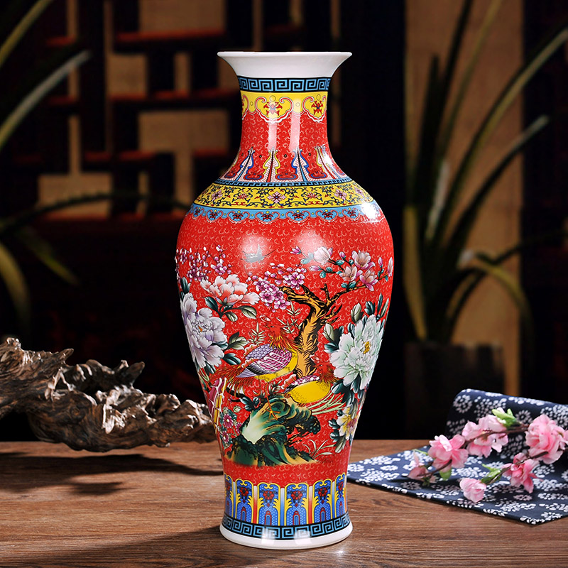 Jingdezhen ceramic household wine ark, adornment handicraft sitting room place, TV ark, study of large vases, pottery and porcelain