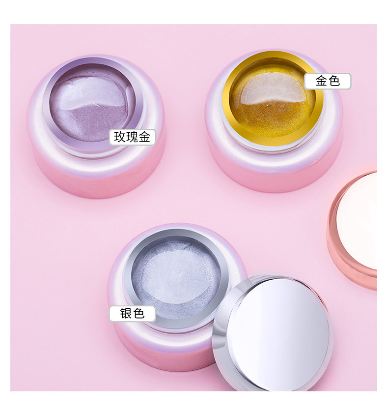 美甲金属彩绘胶日式钩边拉线彩绘画画手绘指甲金色勾边拉丝甲油胶