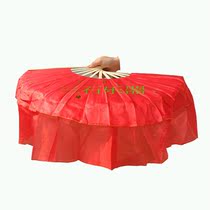 1-foot dance dancing yangko fan after the lock edge does not take off the silk thick fan bone smooth