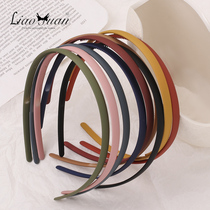 Makeup wash face into texture frosted hair hoop female wash face cute Yong wind head hoop serrated hair Korean hair accessories