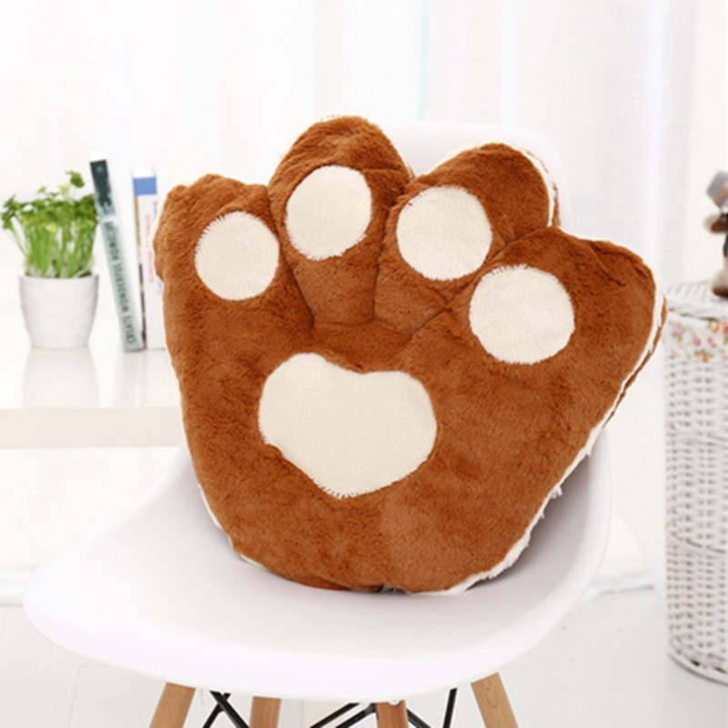 办公室熊掌靠垫抱枕客厅榻榻米坐垫卡通手掌学生大号毛绒玩具礼物