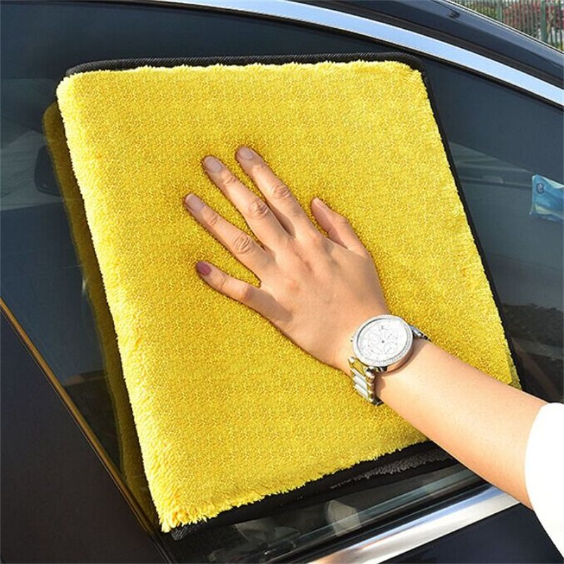 洗车毛巾擦车布汽车用吸水加厚不掉毛玻璃不留痕专用抹布2条套装