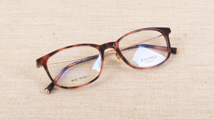 balimer8107眼镜框女 近视 学生 简约女生黑色框女韩