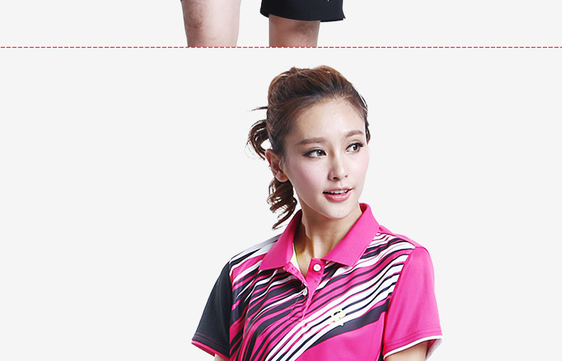 薰风羽毛球服短袖t恤翻领圆领上衣男女款情侣团购熏风1031