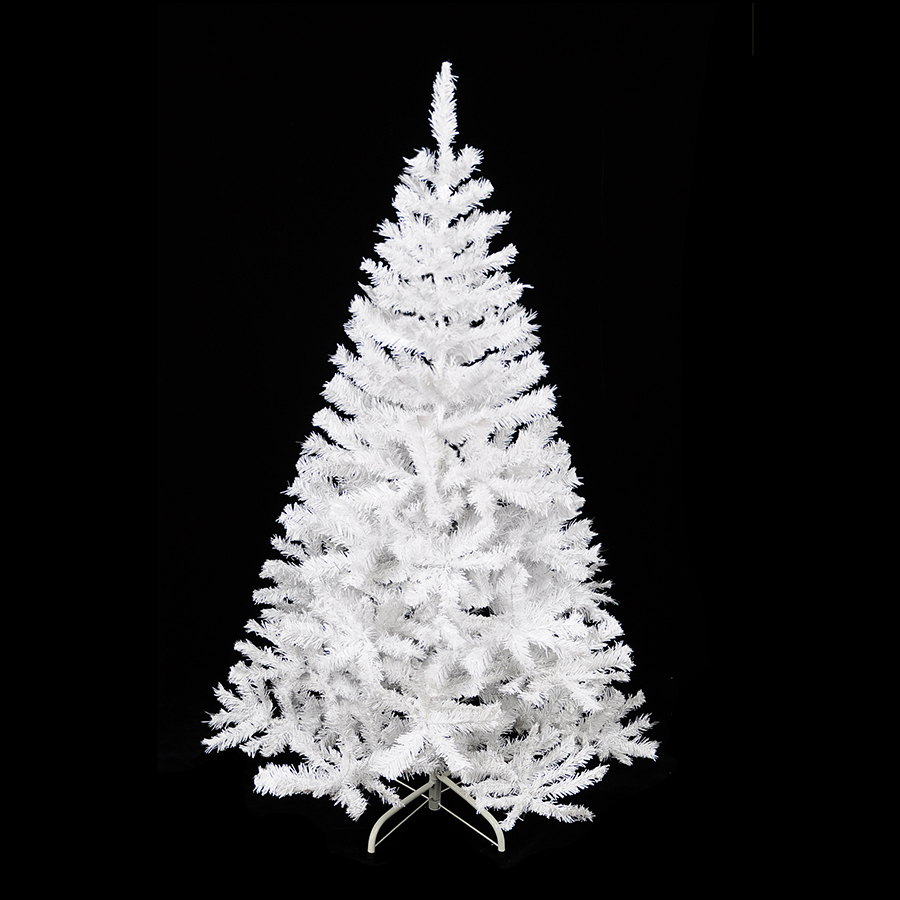 港恒圣诞节装饰品 120cm白色加密型普通PVC圣诞树 230个枝头产品展示图1