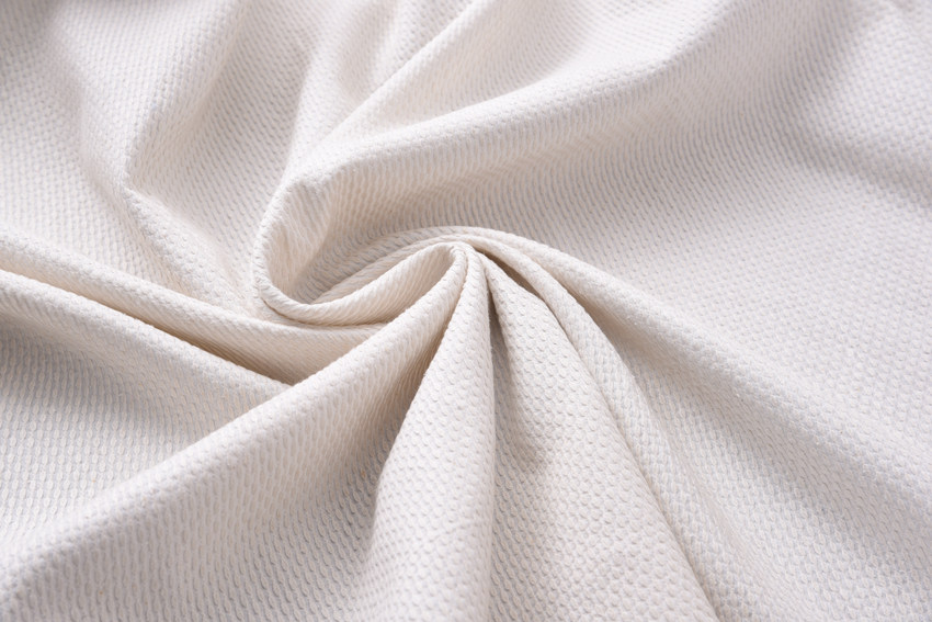 胡胡布店重磅45姆米真丝麻时装料肌理面料1.