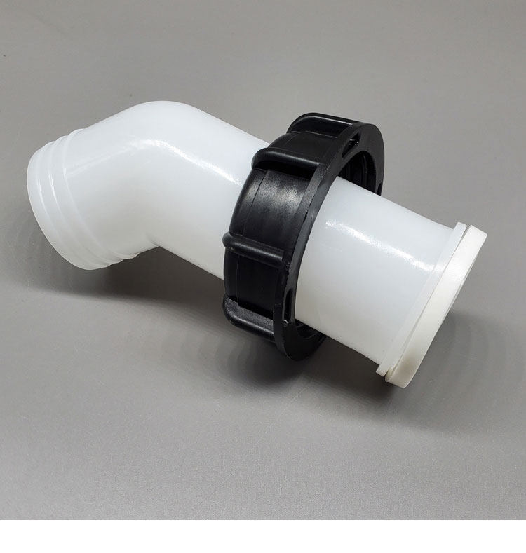 吨桶粗牙连接导流管引流转换接头阀门配件管接口内螺纹白色管口