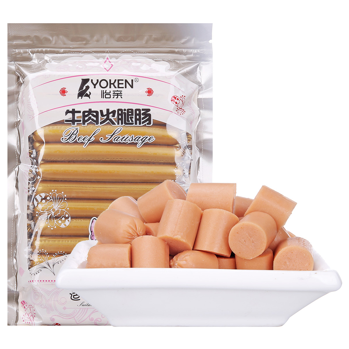 波奇网 宠物狗怡亲犬用牛肉火腿肠15g*30支多口味狗零食训狗零食产品展示图1