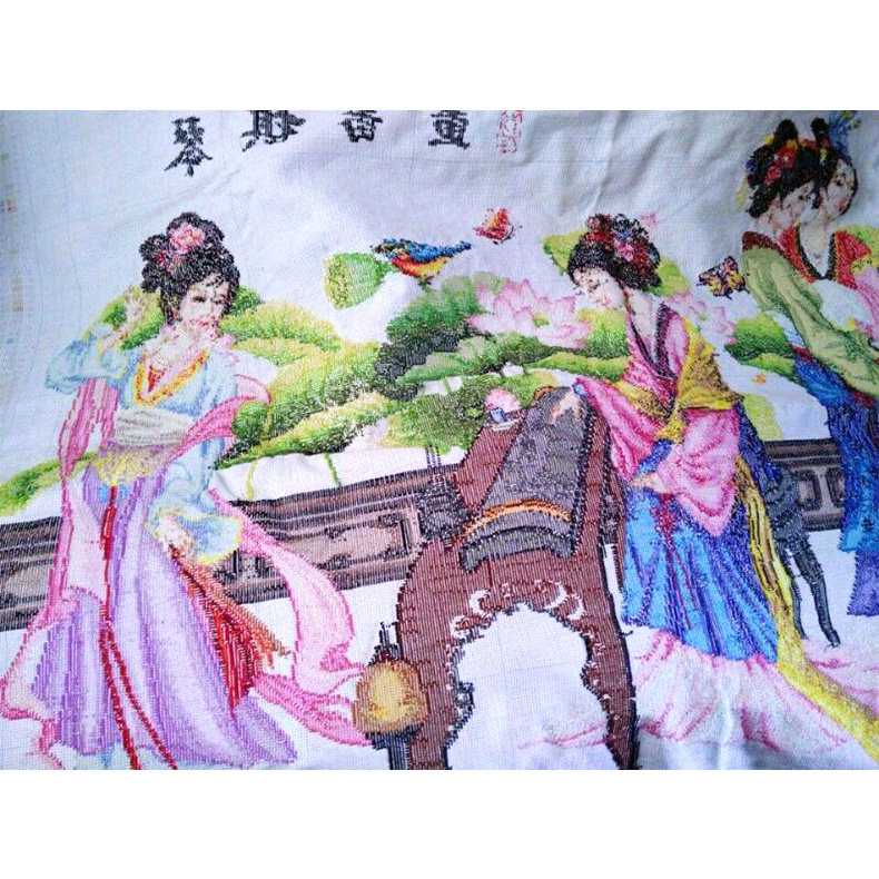 青飞琴棋书画荷花超00000_青飞十字绣_太平洋家居网产品库