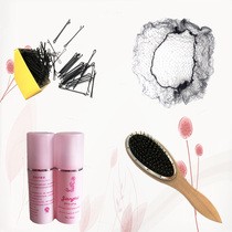 Ultra-long and high-elastic invisible hairnet pocket U-shaped card U-card one-word card invisible card-issuing partition duckbill clip anti-static steel comb