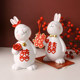 Beihanmei engagement couple rabbit ornaments wedding home living room decoration gifts for girlfriends new wedding gifts Beihanmei engagement couple rabbit ornaments wedding home living room decoration gifts for girlfriends new wedding gifts