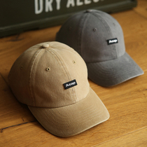 Acap washed peaked cap ins tide brand female hat suitable for round face soft top small standard baseball cap male big face big head