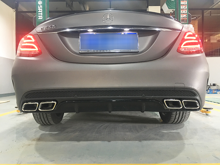 Купить насадка на глушитель Мерседес-Benz W205 на С63 модифицированный ...