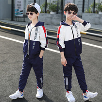 Children's clothing Boys' sports suit Spring 2022 Spring and Autumn New Medium Children's Qi Spring Package Children's Leisure Two Tide Clothes
