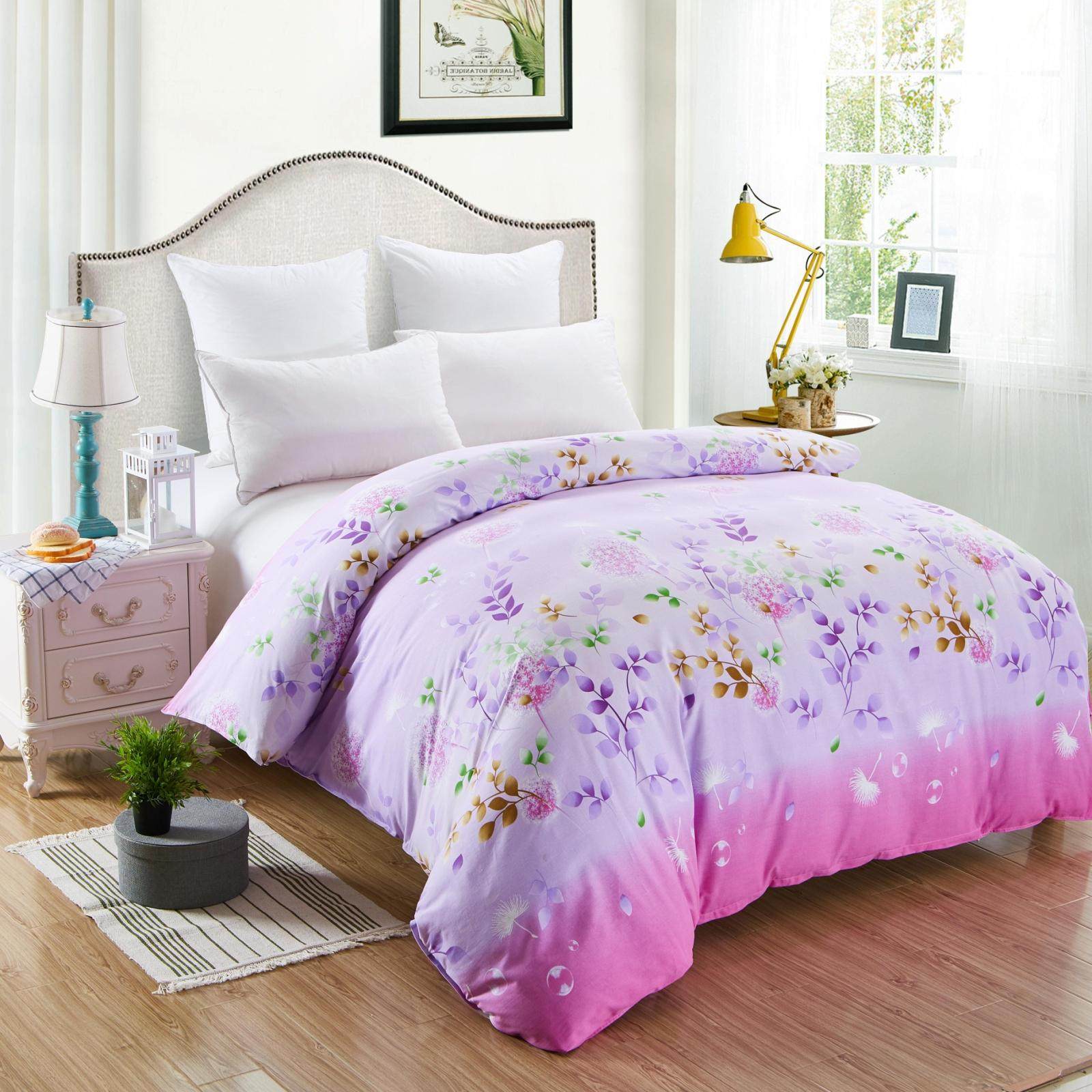 恋人水星全棉加厚磨毛被套单件 纯棉被罩秋冬季保暖2米1.8 2.2m