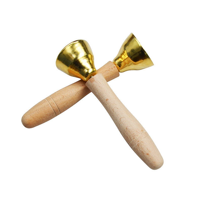碰铃铜碰钟奥尔夫乐器玩具幼儿园早教音乐教材儿童教具木柄撞铃