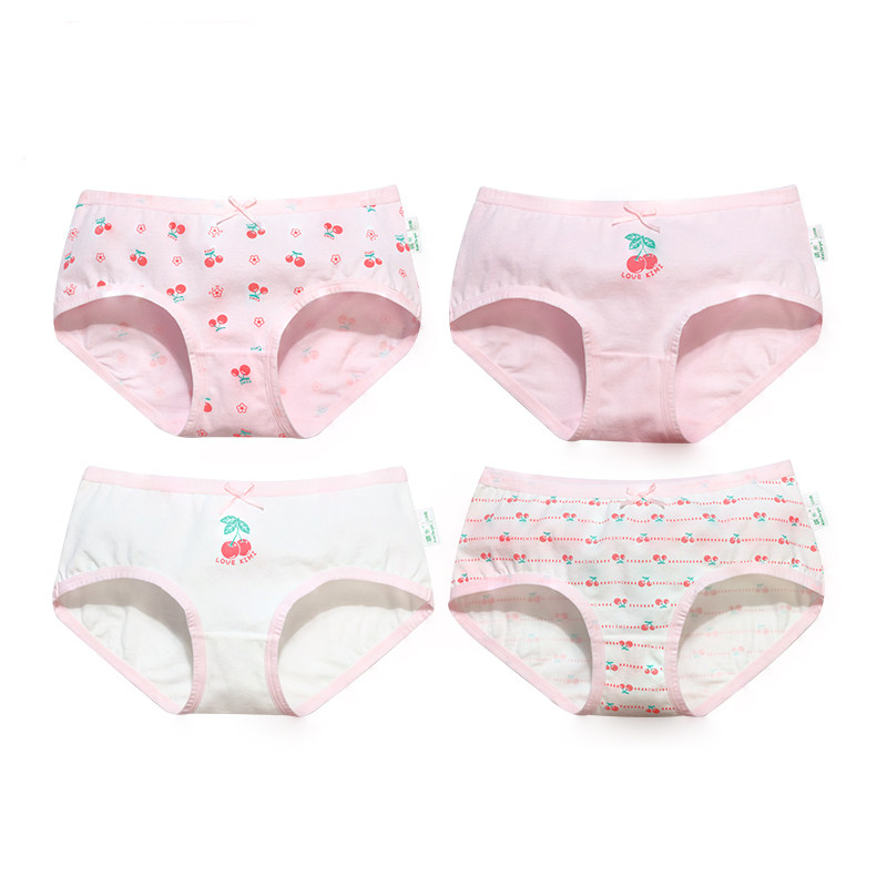 女童内裤纯棉三角裤中大童宝宝7-9-12岁小学生平角裤女孩儿童短裤