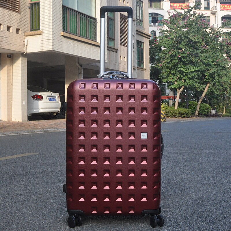 crown皇冠拉杆箱25寸行李箱女万向轮旅行箱学生密码皮箱子男20寸_7折