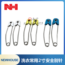 Laundry stainless steel safety buckle pin imported NEWHOUE label numbered buckle pin insurance pin