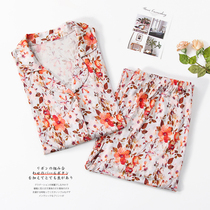 High-end silk pajamas set 2021 new spring and summer autumn thin two-piece mulberry silk slim comfortable home clothing