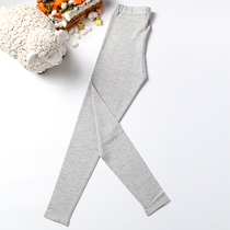 Mulberry Silk Cashmere Black Casual Pants Woman Autumn Winter Elastic Body Straight Drum High Waist Sports Pants Trousers Long Pants Underpants