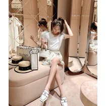 Womens 2019 summer new net red dress dress hipster T-shirt temperament skirt foreign air age two-piece set