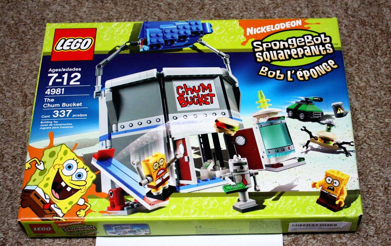乐高lego4981 密友桶the chum bucket海绵宝宝