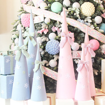 Christmas luxury package decoration scene arrangement props combination decoration shopping mall hotel window creative decoration gift