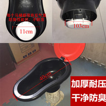 Portable disposable urinal toilet plastic temporary toilet big and small bucket decoration site decoration simple with cover