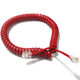 Telephone extended handset line handle curve suitable for backgammon microphone line fixed landline telephone line 4 cores Telephone extended handset line handle curve suitable for backgammon microphone line fixed landline telephone line 4 cores