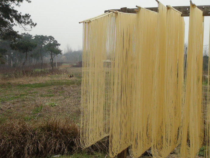 安徽安庆农家手工特产手制挂面无添加月子宝宝咸挂面传统面条5斤