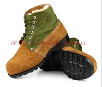 3615 winter cotton boots mens old-fashioned big-headed shoes flip shoes tooling cotton shoes thick warm pure wool work shoes