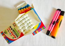Wenhua chalk water-soluble chalk water-soluble chalk environmentally friendly chalk dust-free chalk (20) send 1 pen box