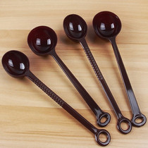 Fruit powder spoon plastic coffee powder measuring bean spoon small spoon mixing rod spoon pearl milk tea shop ounce milk spoon 10g