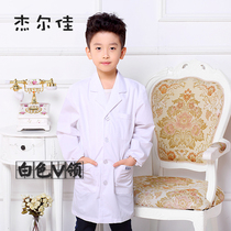Angel Lan Xin Angel Lan Xin Jier Children Doctor Clothing White Coat Childrens Clothing Science Experimental Clothing
