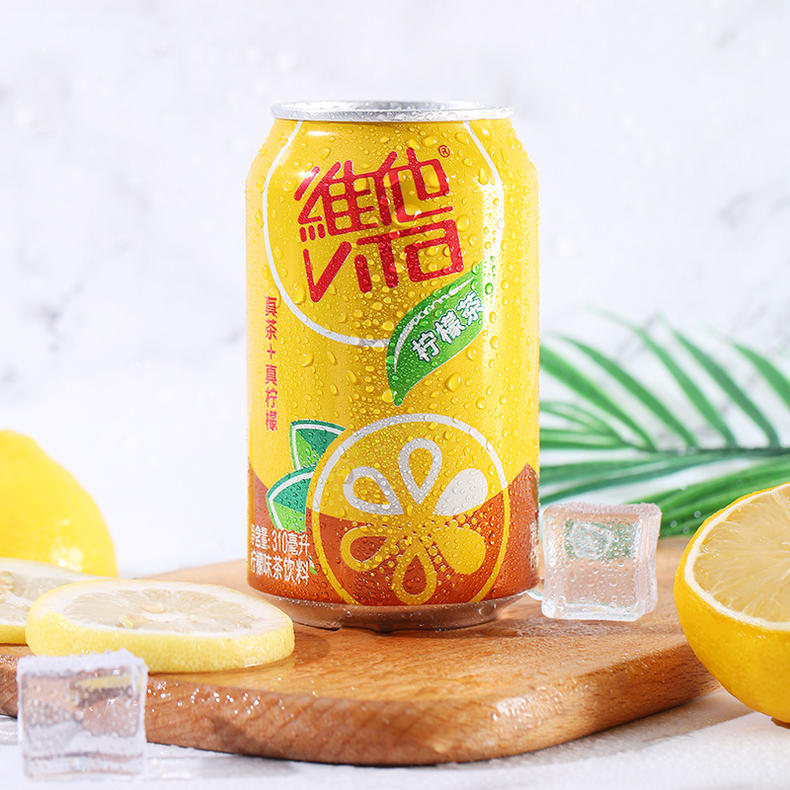 拾味食品网红维他奶柠檬茶罐装饮料