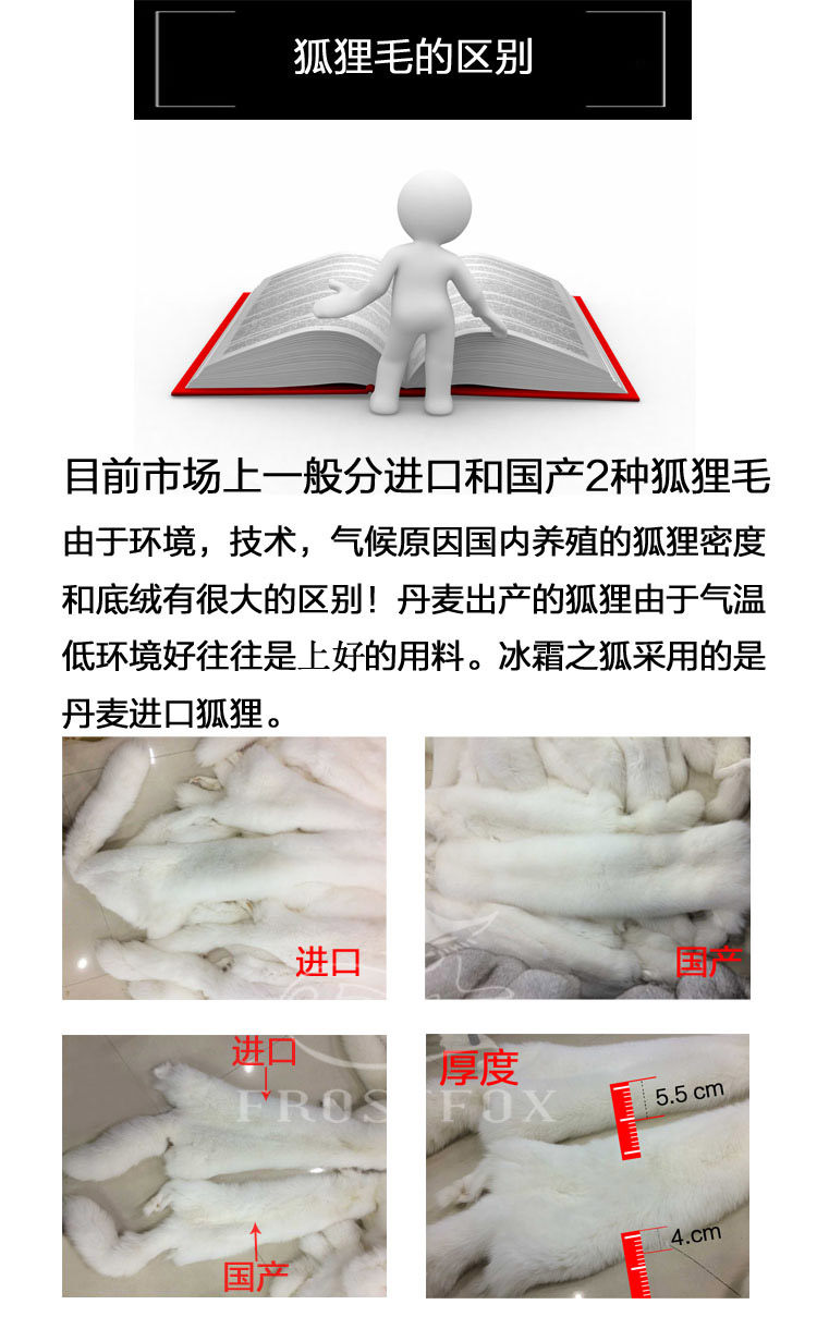 Кожаная куртка 欧洲站2017海宁真皮羽绒服女中长款绵羊皮真皮皮衣冬季狐狸毛皮草 Frostfox dp2211