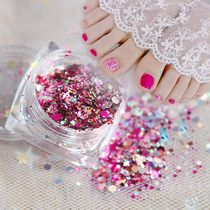 Kexiyan laser mixed bright nail sequins Epoxy Slime glitter powder mixed glitter Net red glitter film
