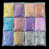 Nail art big sequins Korean sequins nail oil glue flash little red book net red nail nail decoration glitter patch