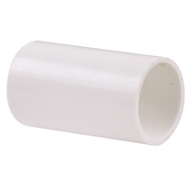 PVC wire and pipe joint 20 electrical casing wire and pipe fittings National standard direct thickening and lengthening 4 points straight through white