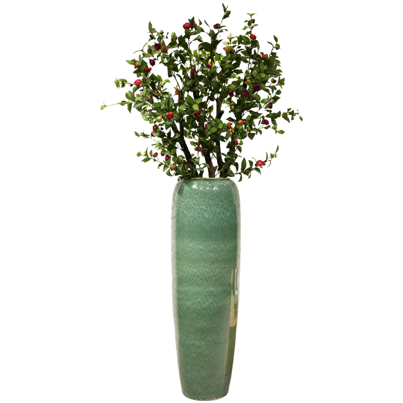 Jingdezhen ceramic vase of large sitting room, dining - room home furnishing articles furnishing articles decorations simulation artificial flowers flower arrangement