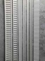 French washboard plaster line Wave plaster line