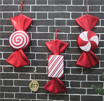 Festival festive props decoration pendant wedding supplies children shooting 40CM painted candy shape single sale