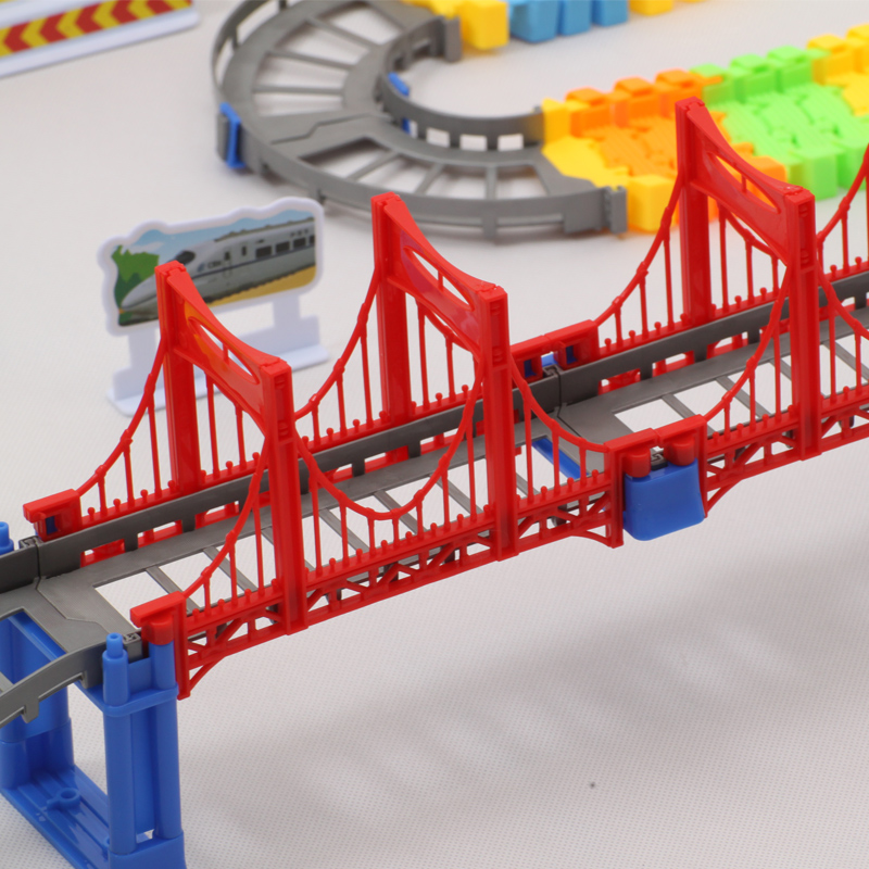 Tomatos train set track electric toy boy high-speed rail Harmony No. 3-6-8-10 years old child