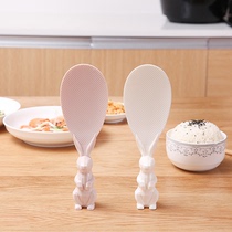 Japanese rice spoon rice shovel home creative rice cooker non-stick rice spoon Kitchen rice cooker can stand vertical rice spoon