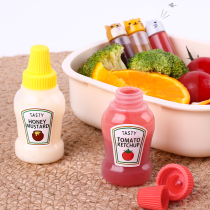 Japanese mini portable sauce bottle to be pitch-packed with salad sauce Ketchup Bottles Plastic Seasonings Squeeze Bottle