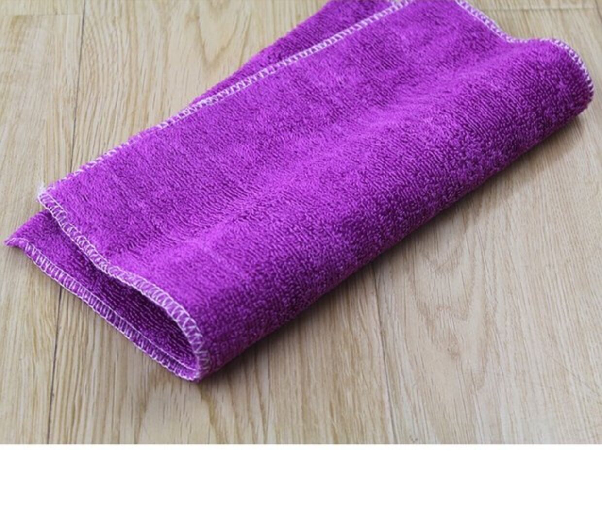 正品竹炭纤维洗碗布不沾油洗碗巾吸水不掉毛双层加厚厨房抹布包邮