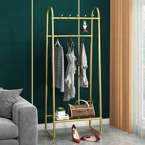Simple coat rack hanger floor bedroom pole type Net red modern simple home rack clothes hanging clothes
