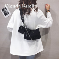 Light Extravagant Brands Womens Bags Slanted Satchel Bag 2021 New Fashion Tide 100 Lap Single Shoulder Bag Sails Bag Large Capacity